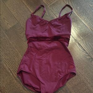 Burgundy Capezio ABT leotard